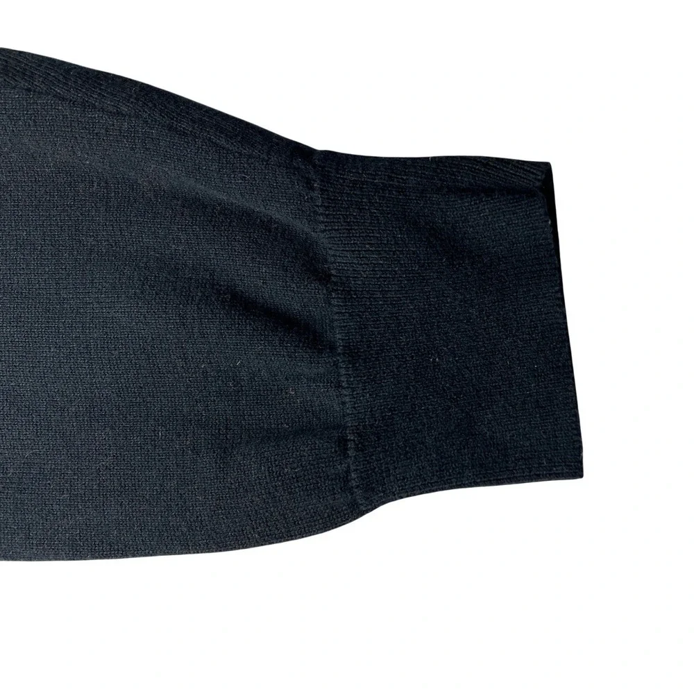 The‎ Savile Row Company London Sweater Men's XXL Black 100% Cotton V-Neck EUC